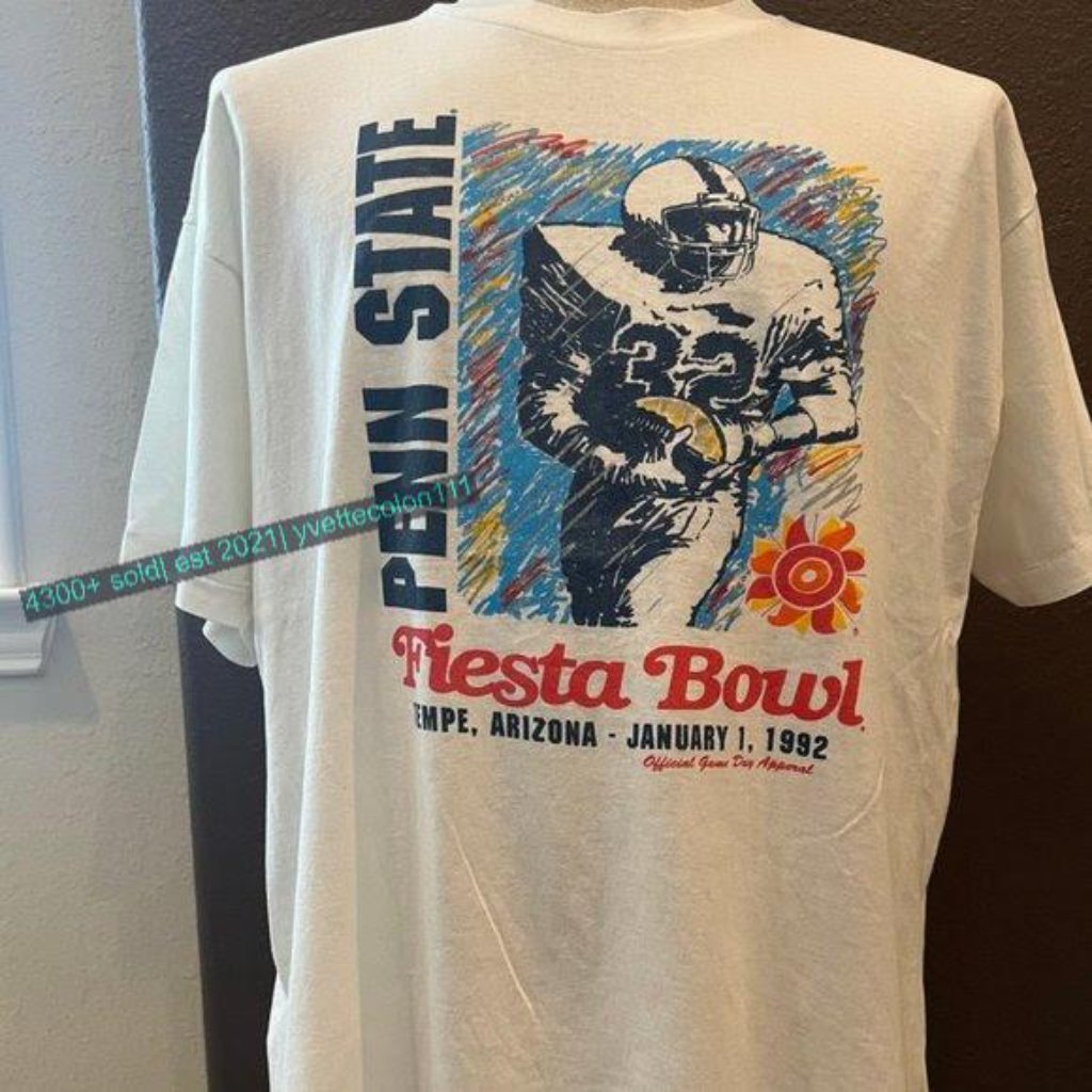 1992 Penn State Nittany Lions Football Fiesta Bowl Shirt